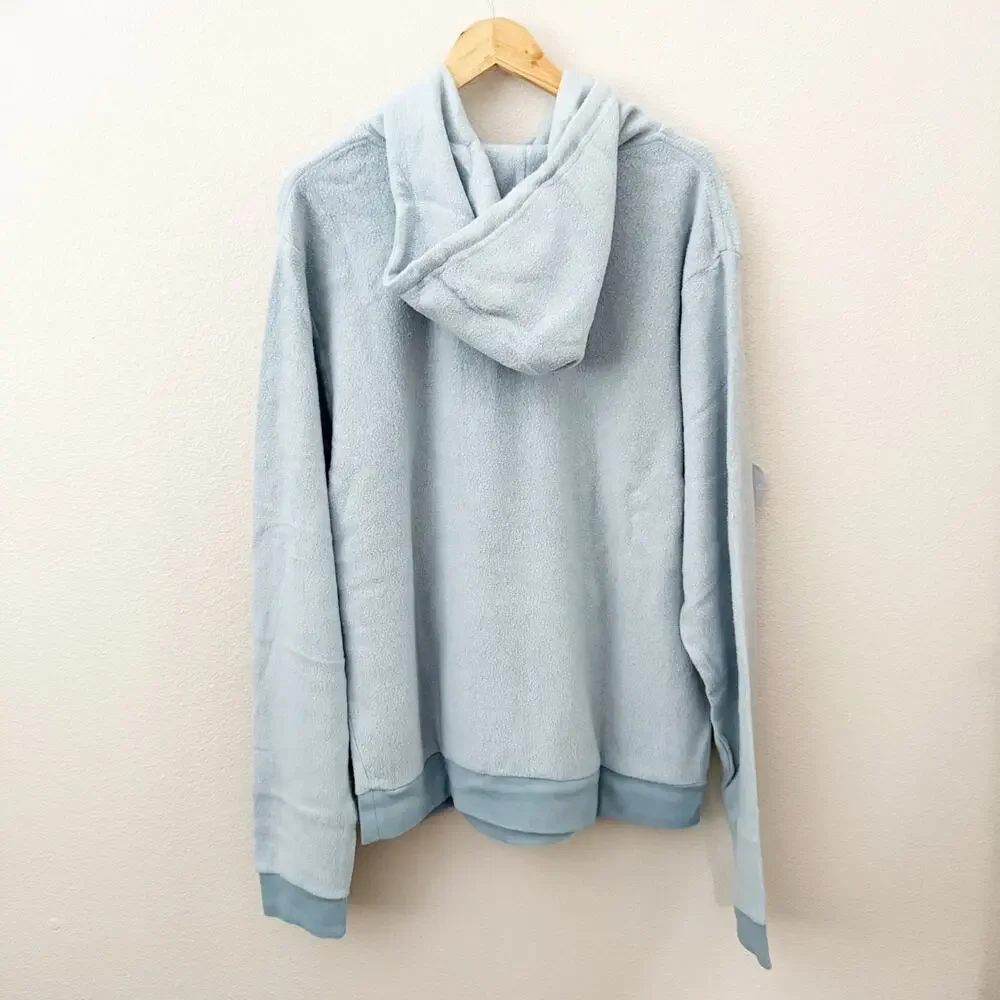 FEAT CLOTHING | The BlanketBlend™ Hoodie Sweatshirt Light Blue "BurrBlue" | XXL - Picture 2 of 9